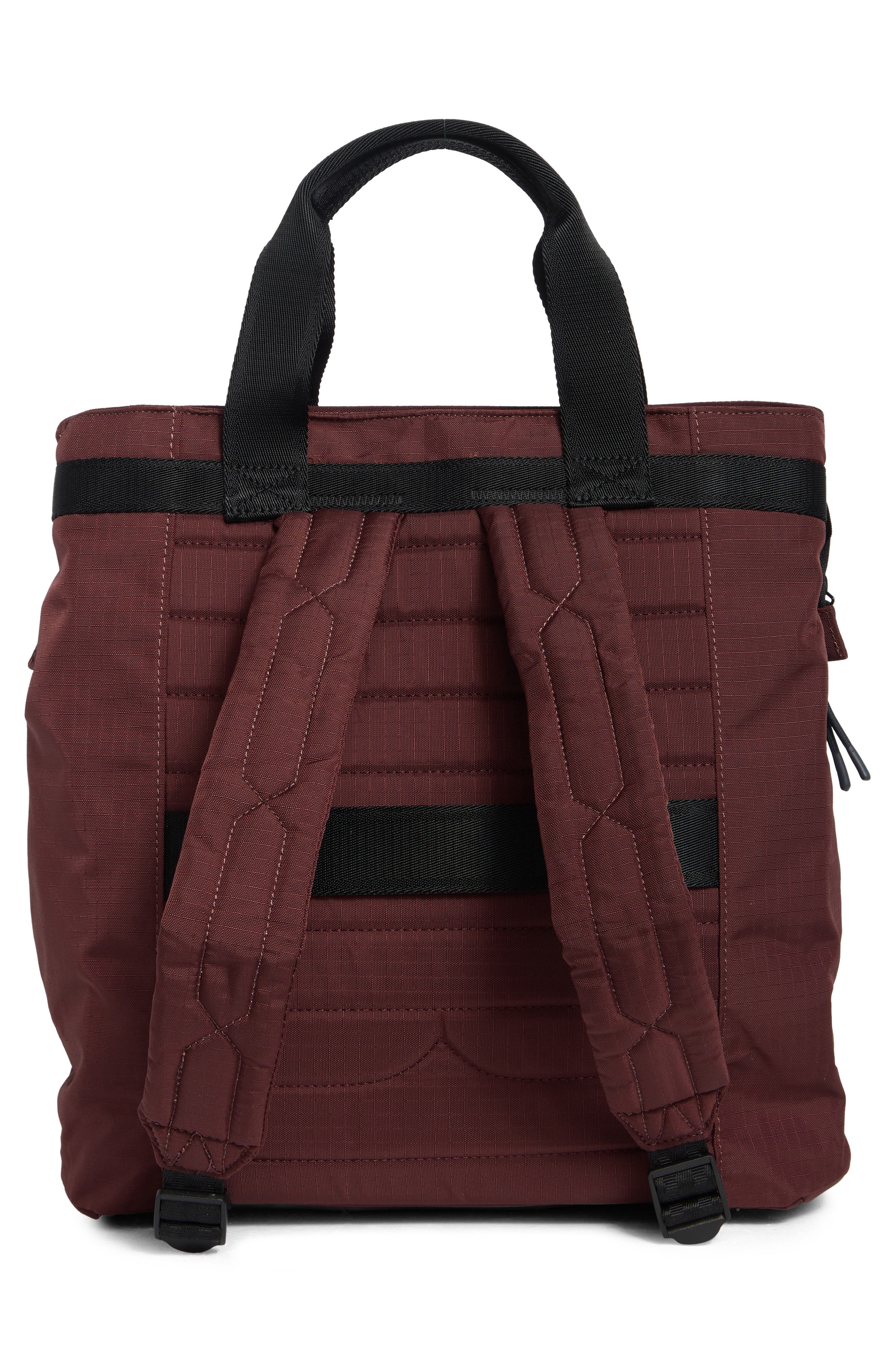 Hunter Hybrid Tote Backpack, Alternate, color, Bordo