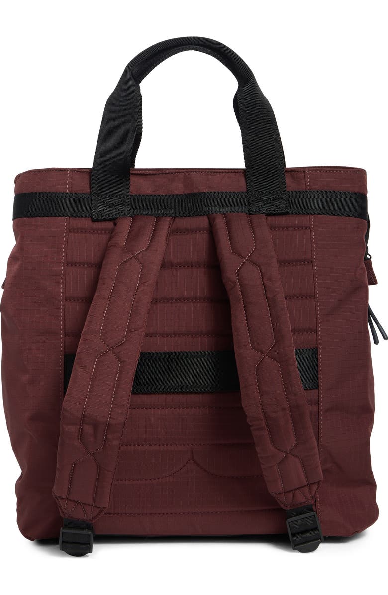 Hunter Hybrid Tote Backpack, Alternate, color, Bordo