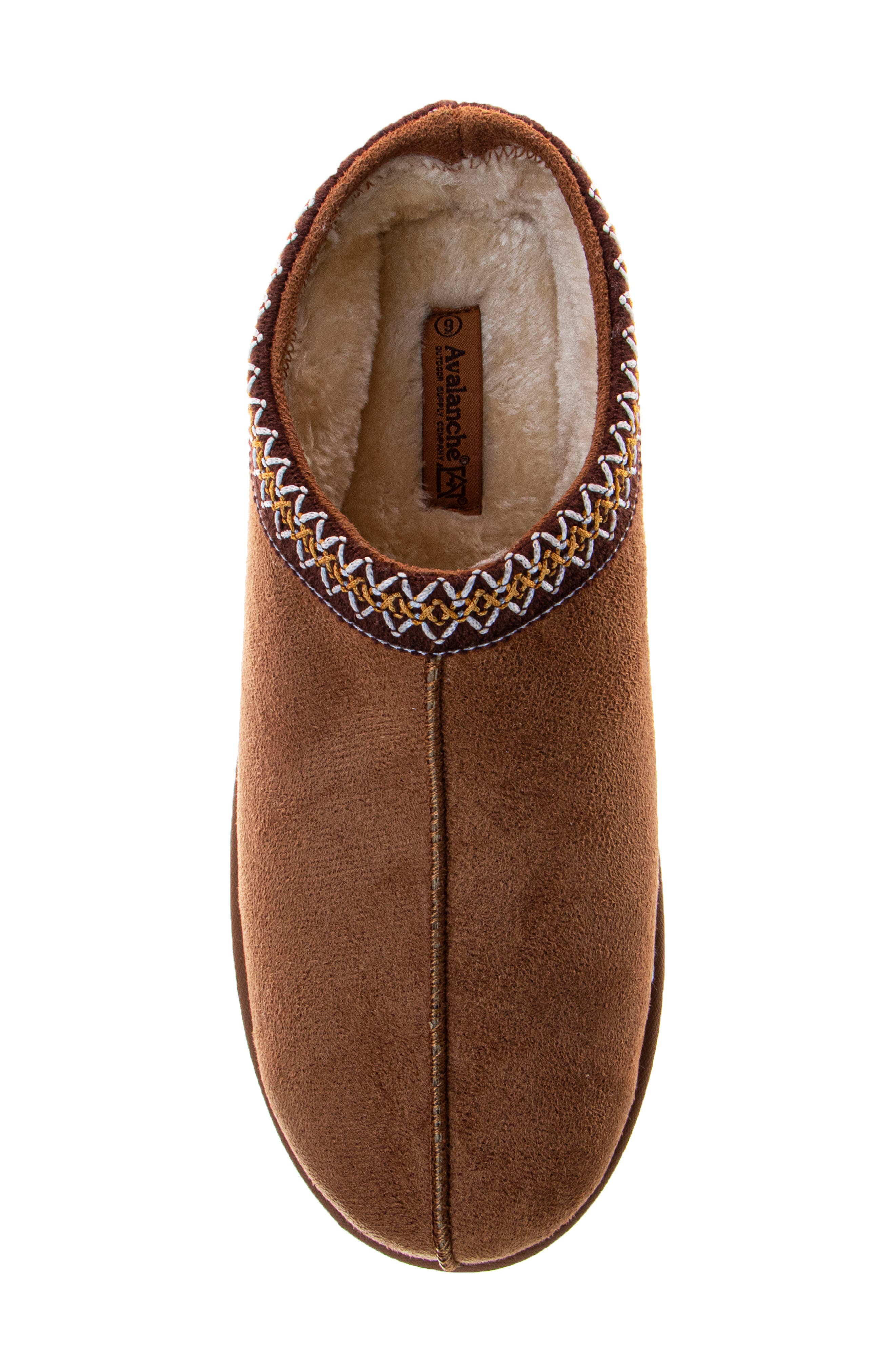 AVALANCHE <p>Cozy Winter Slipper (Men) </p>, Alternate, color, Chestnut