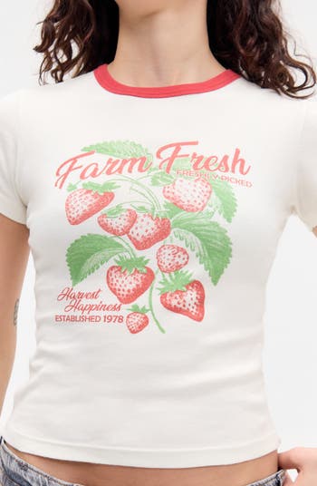 BDG Urban Outfitters Strawberry Ringer T-Shirt | Nordstrom