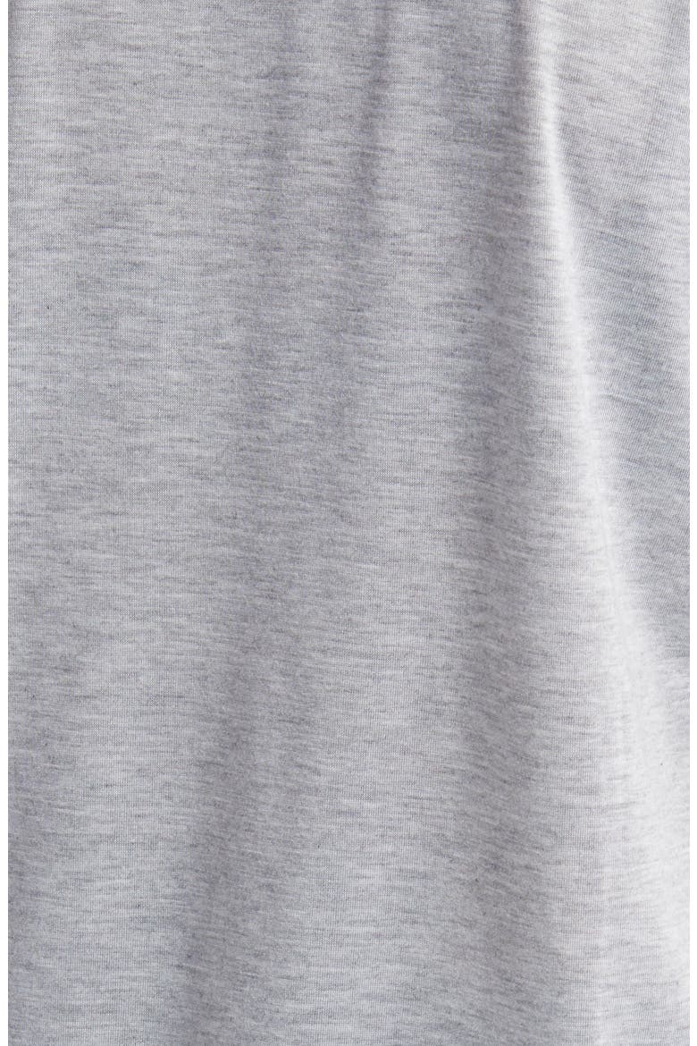 Women's WEAR by Erin Andrews Heather Gray Chicago Bears Cropped Raglan Throwback V-Neck T-Shirt, Alternate, color, Heather Gray