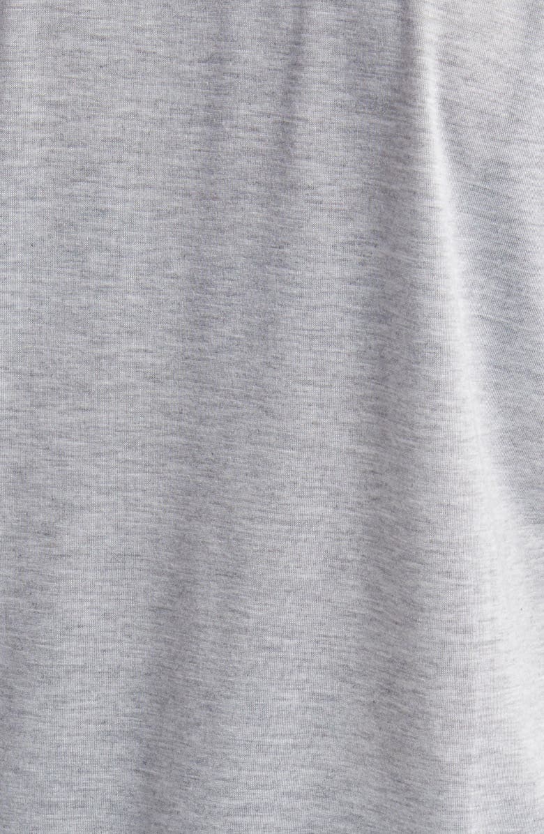 WEAR by Erin Andrews Women's WEAR by Erin Andrews Heather Gray Chicago Bears Cropped Raglan Throwback V-Neck T-Shirt, Alternate, color, 