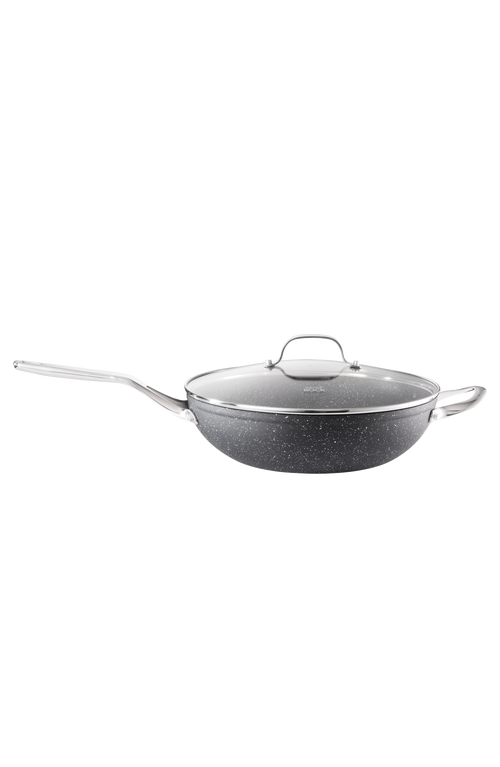 Cuisine::pro ® Ironroc Wok With Lid 12" In Black