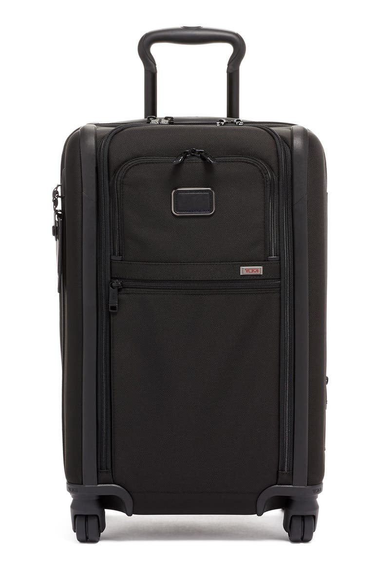 Alpha 3 Collection 22-Inch International Expandable Carry-On, Main, color, BLACK
