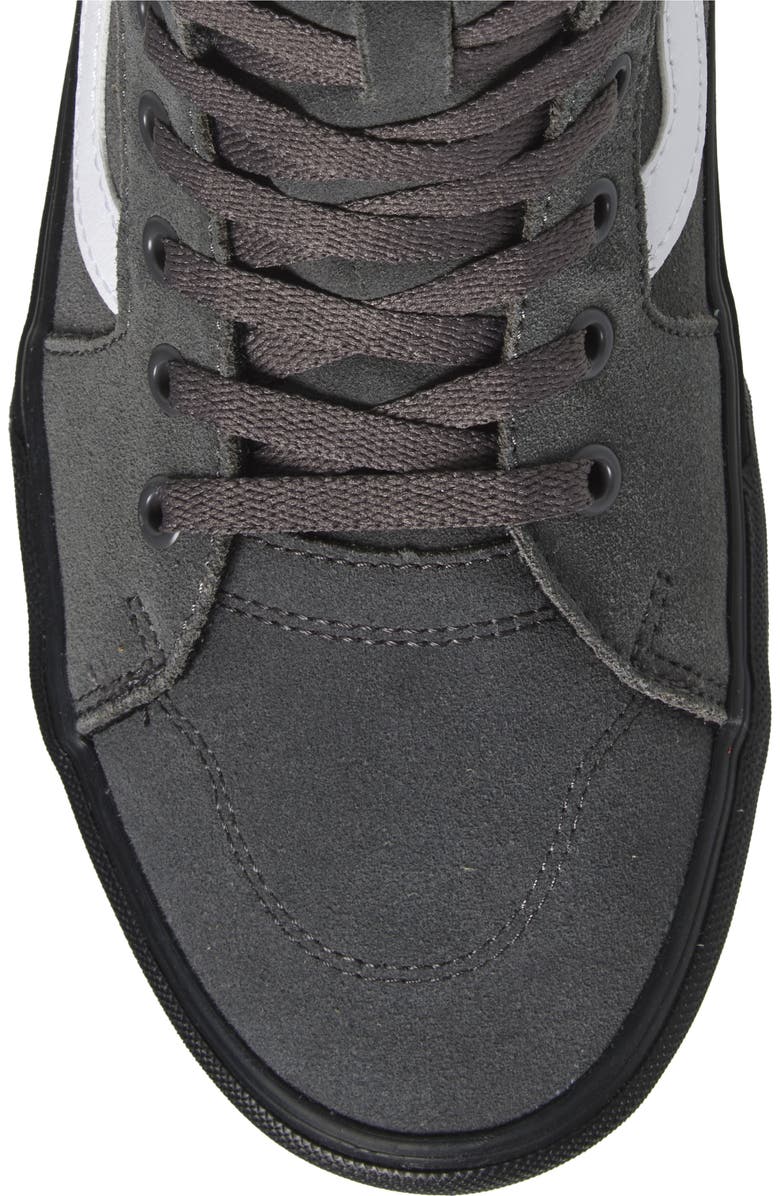 Vans Filmore Vansguard High Top Sneaker, Alternate, color, Sherpa Suede Pewter/ Blk