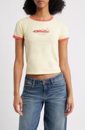 GOLDEN HOUR French Car Ringer Graphic T-Shirt