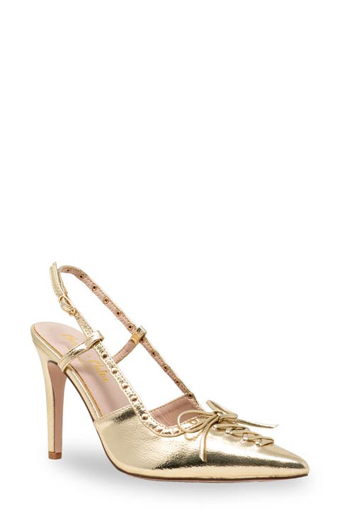 Amalia Stud Slingback Pointed Toe Pump (Women)