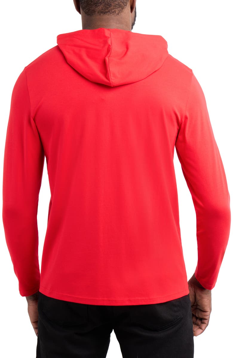 XRAY Long Sleeve Hooded T-Shirt, Alternate, color, Racer Red