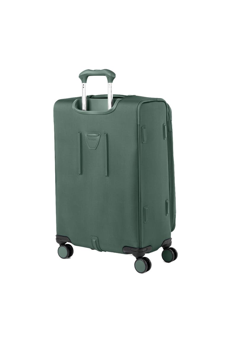 Versapack + Lightweight Softside Expandable 25" Medium Checked Spinner Luggage, Alternate, color, Desert Sage