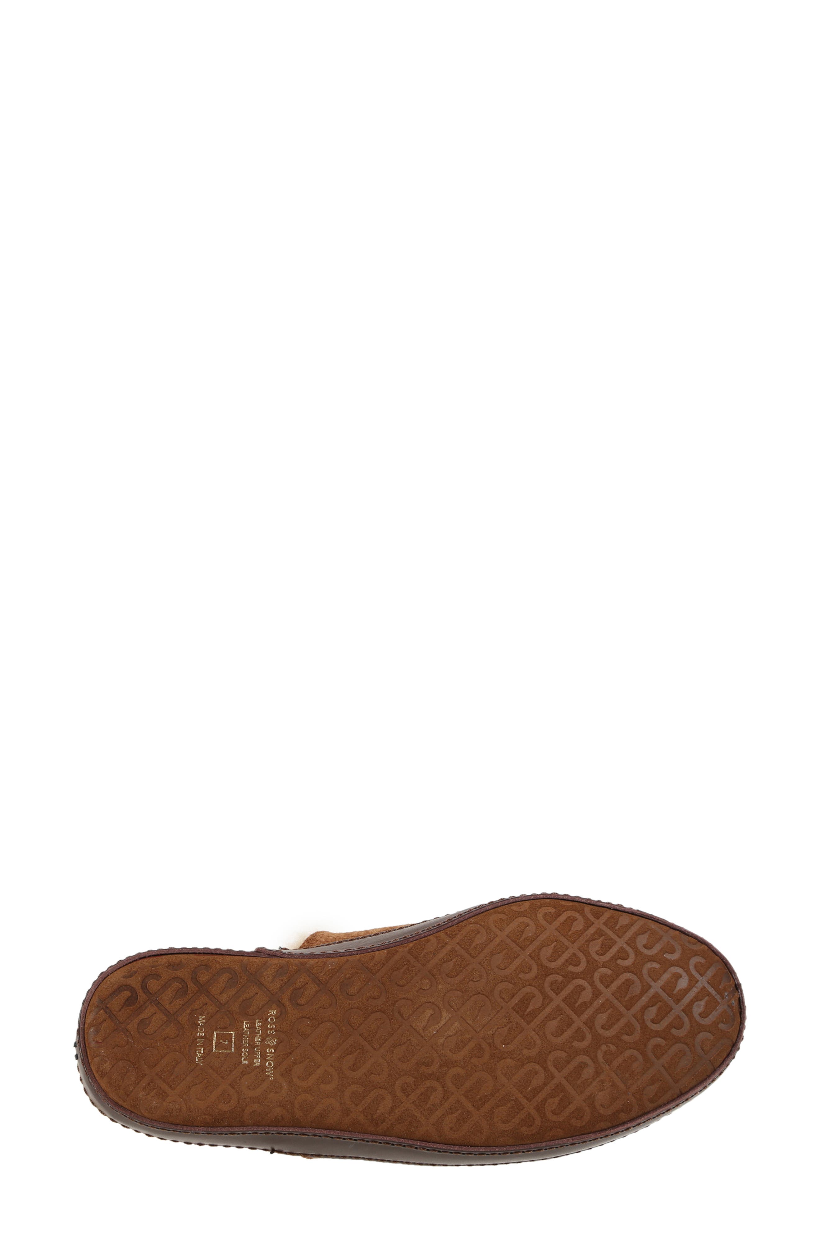 Ross & Snow Linda Genuine Shearling Scuff Slipper, Alternate, color, 