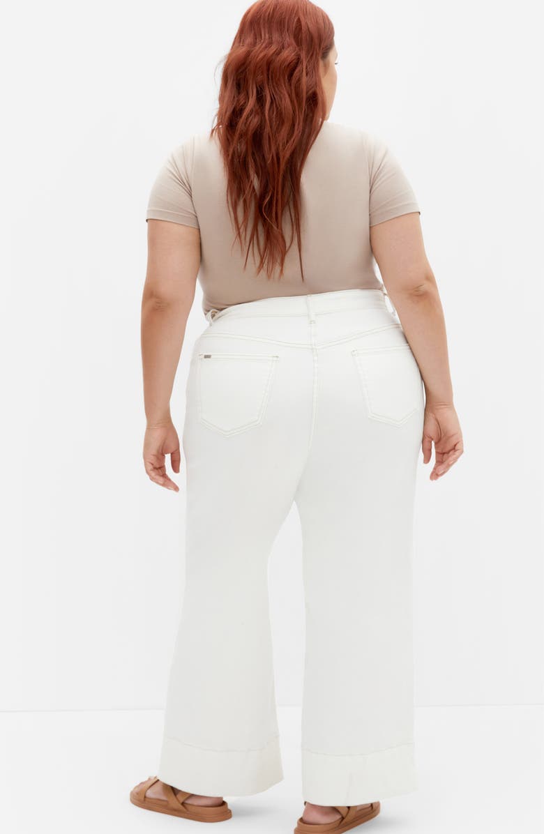 City Chic Millie Crop Wide Leg Jeans, Alternate, color,