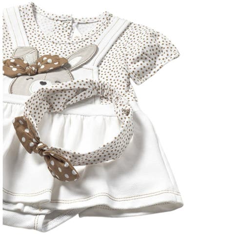 Mayoral Knit Bunny Outfit Set