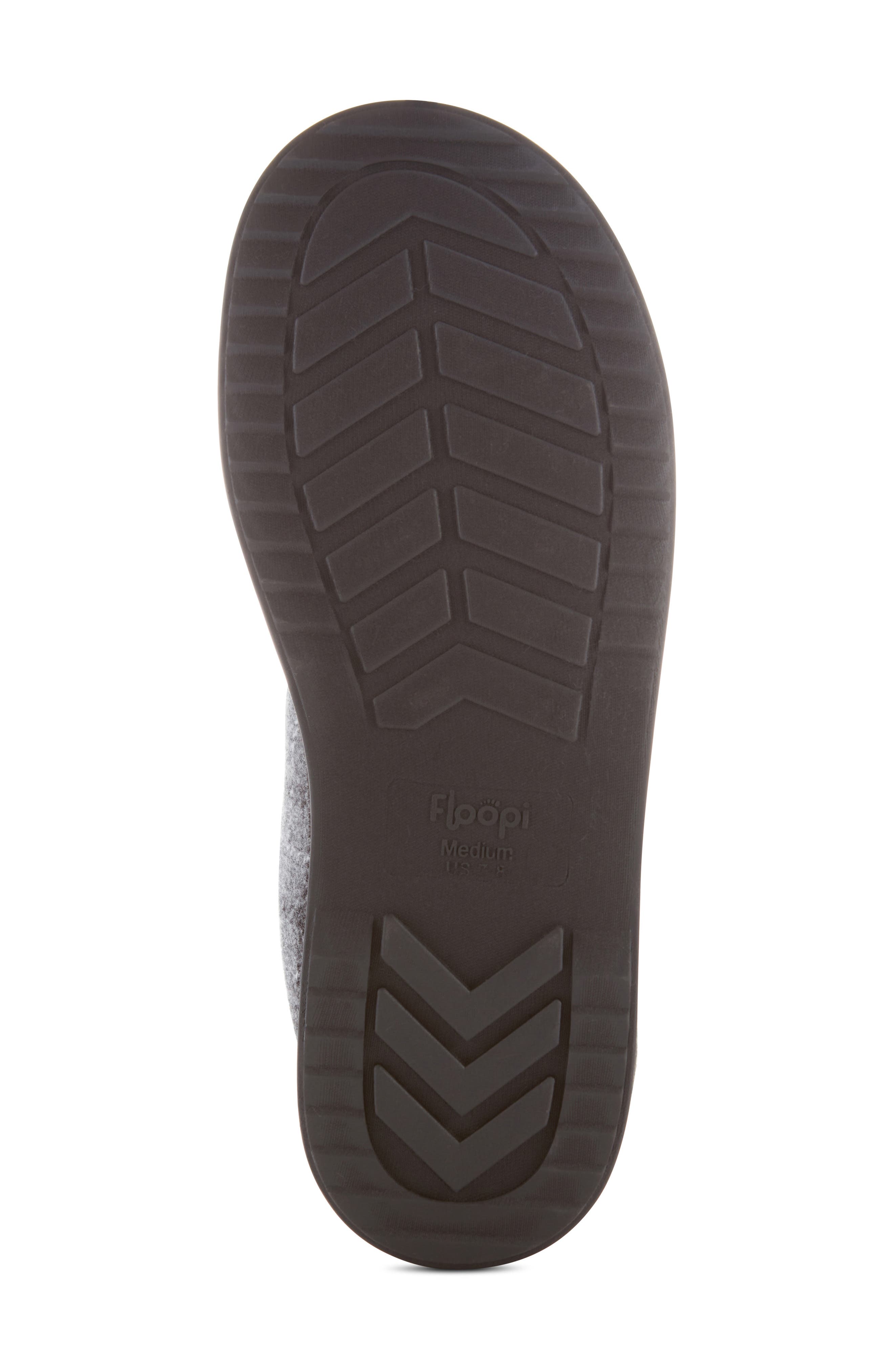 Plaid Slipper, Alternate, color, BLACK