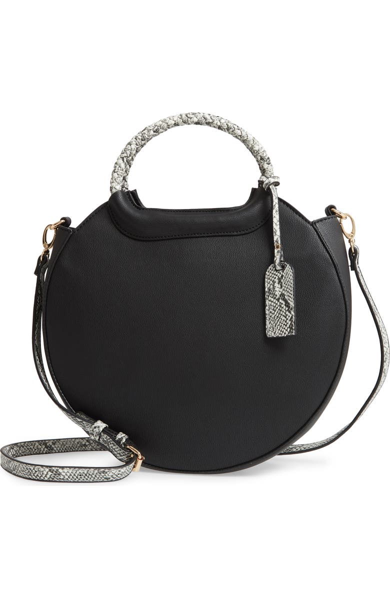 Sole Society Hudson Faux Leather Canteen Tote, Main, color,