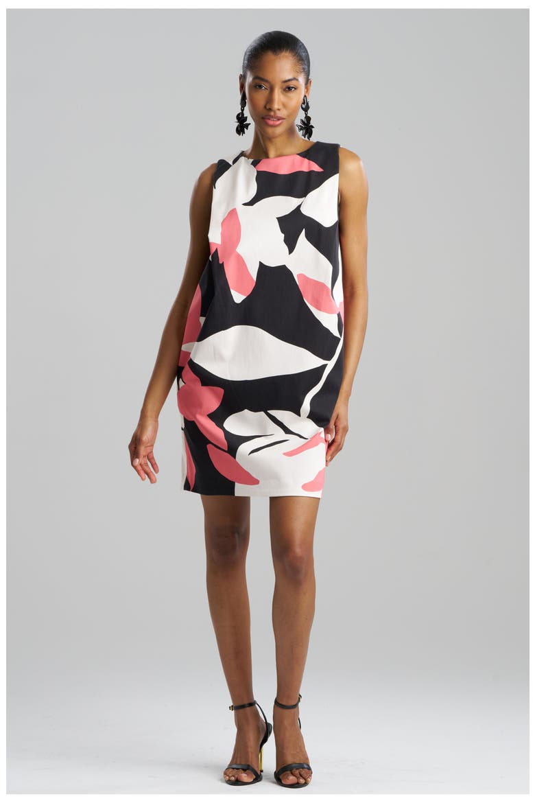 NISHI Shift Dress, Main, color, PINK/BLACK