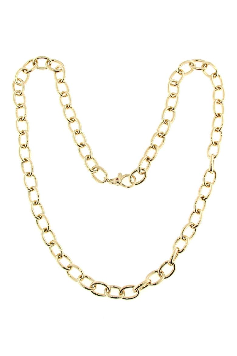 18-Karat Gold Chain Necklace, Main, color, YELLOW GOLD