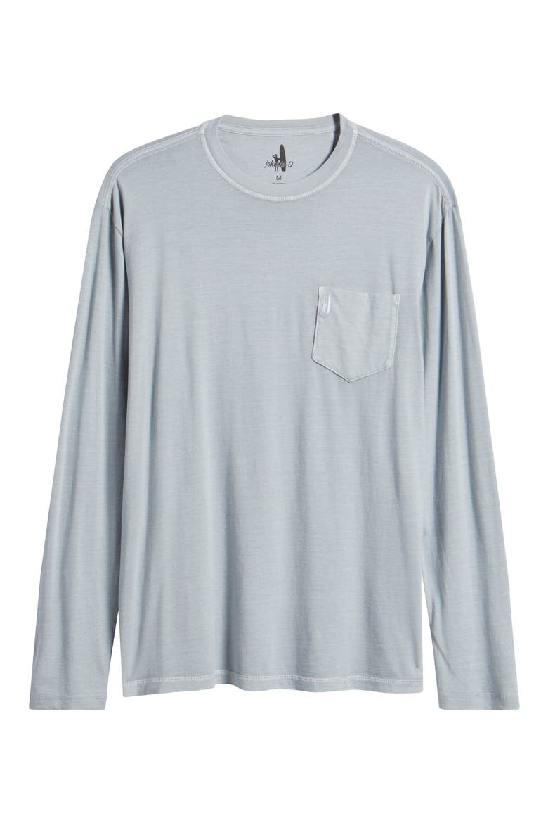 Brennan 2.0 Long Sleeve Pocket T-Shirt, Alternate, color, STEEL