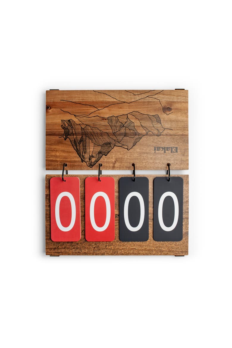Portable Scoreboard For Outdoor Games, Alternate, color, Natural Wood