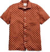 Billy Reid Pagoda Short Sleeve Linen Button-Up Shirt