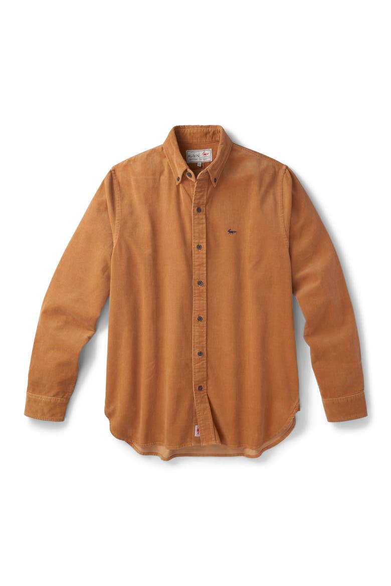 Haworth Corduroy Shirt, Alternate, color, Dijon