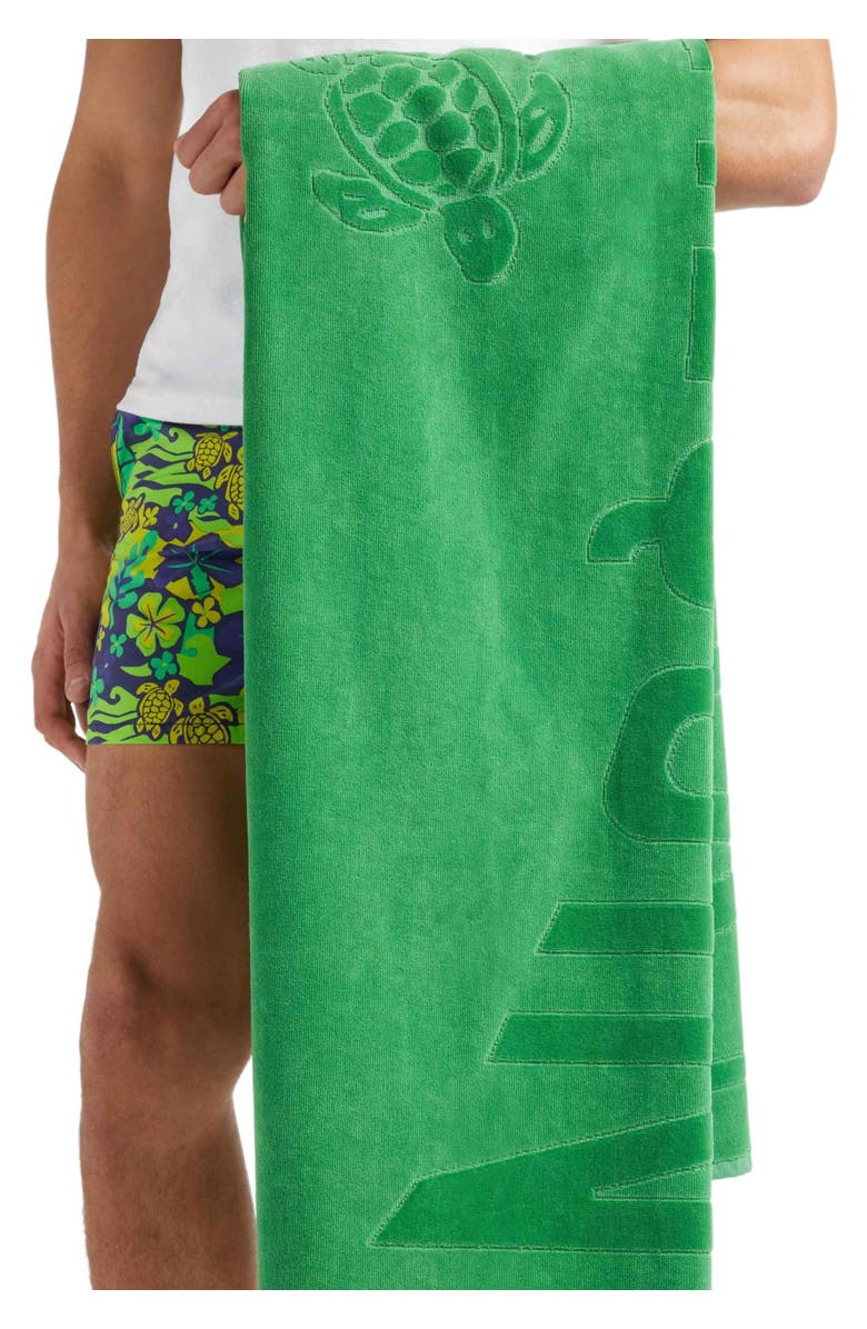 Vilebrequin Organic Cotton Solid Jacquard Towel, Main, color,