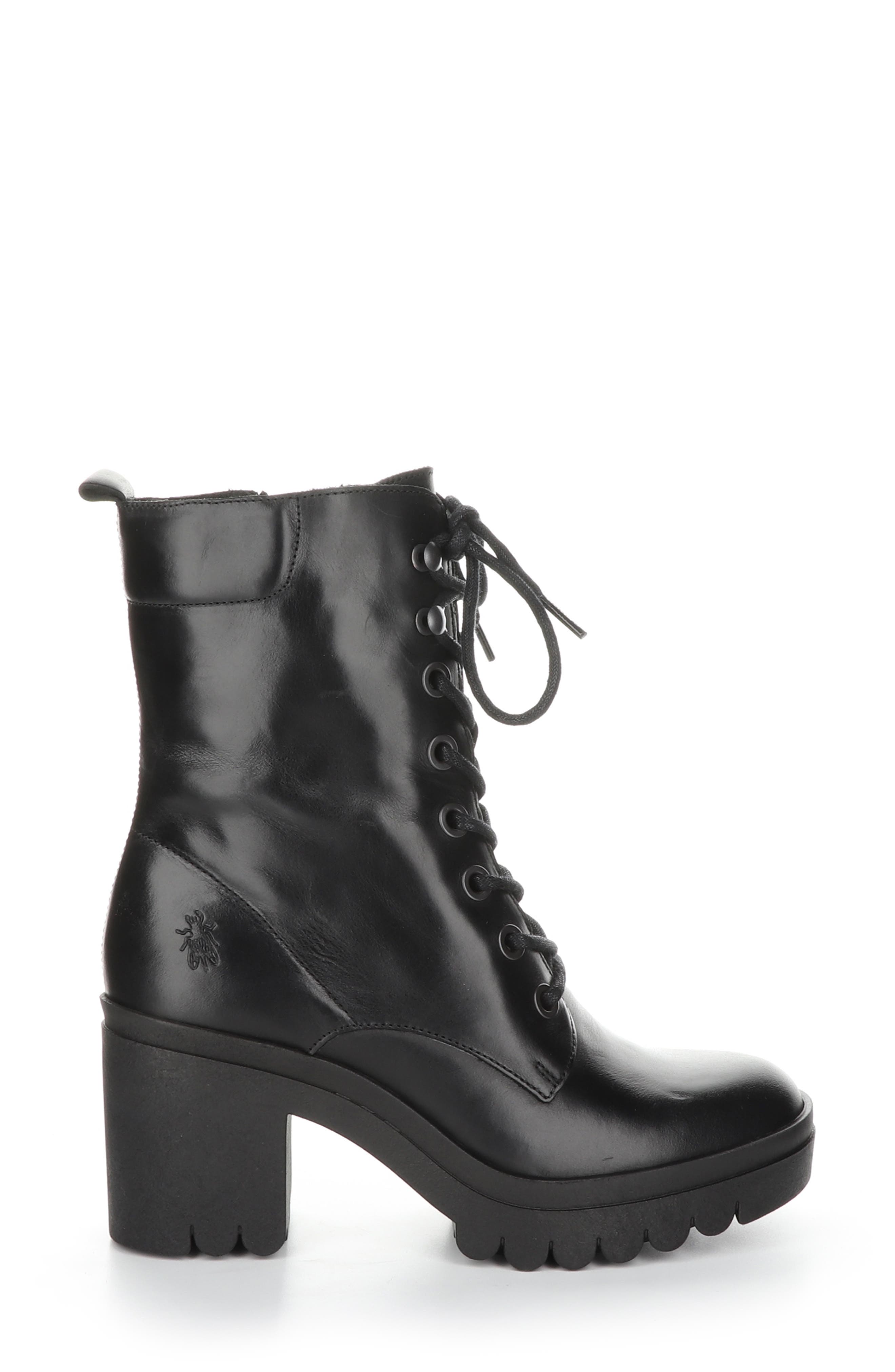 Fly London Tiel Combat Boot, Alternate, color, 
