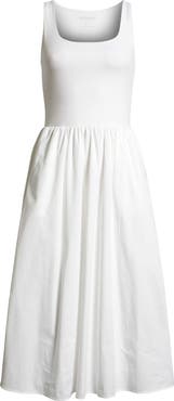 SPANX® SPANXsmooth™ Jersey Mixed Media Midi Dress