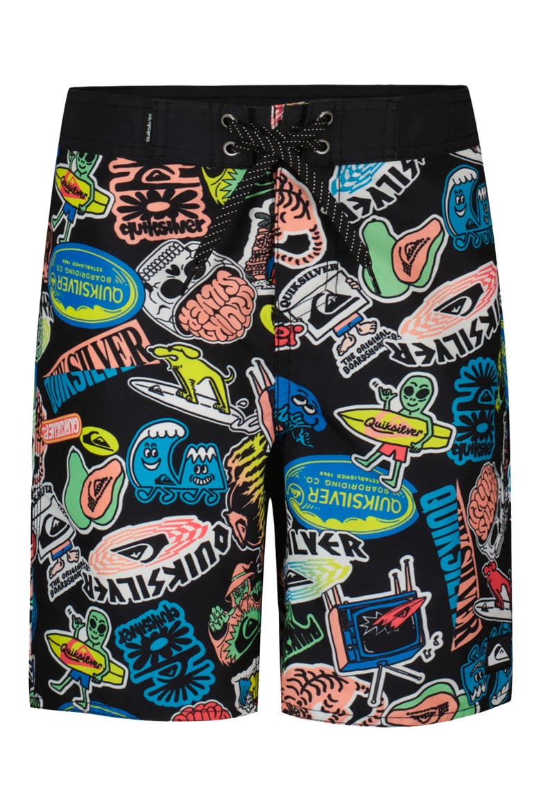 Kids' Everyday Swim Trunks, Alternate, color, BLACK