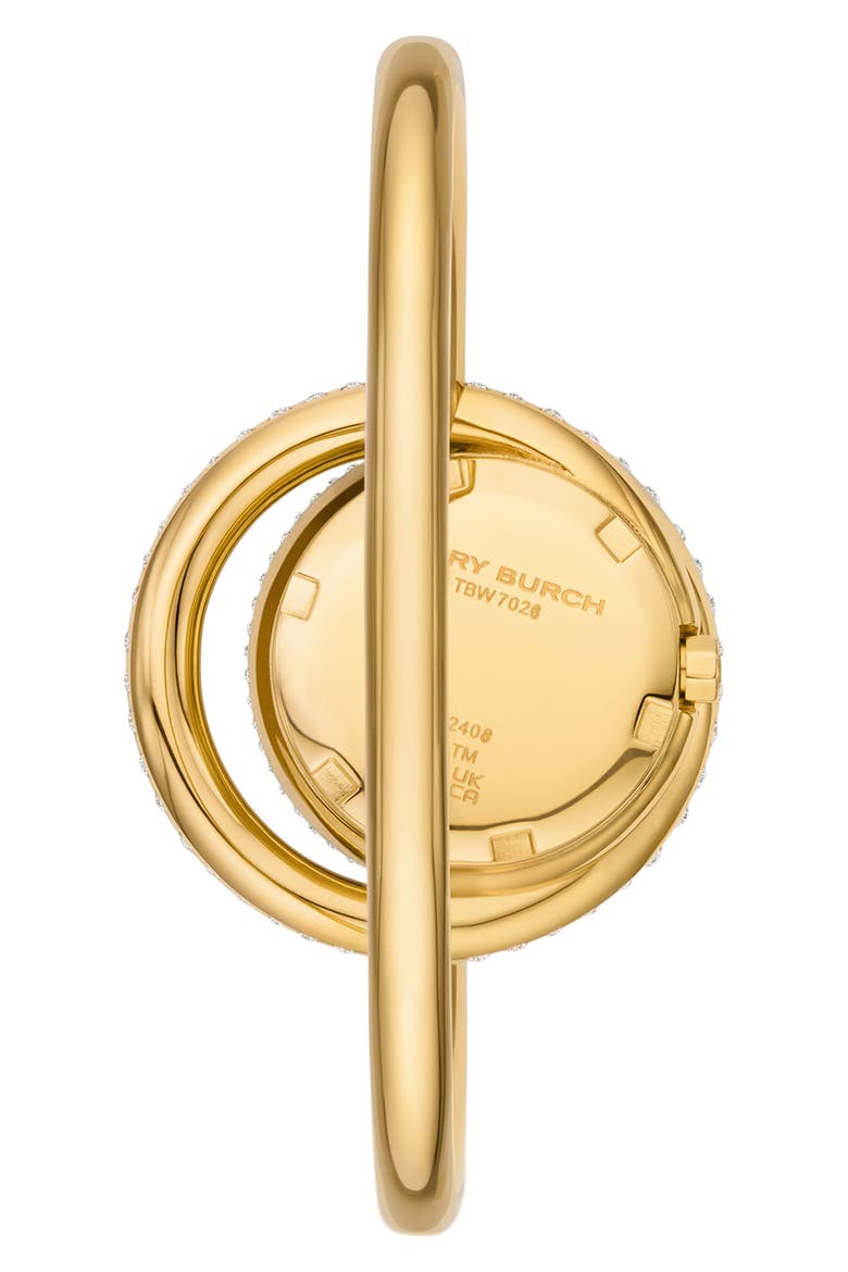 The Miller Crystal Bangle Watch, 25mm, Alternate, color, GOLD