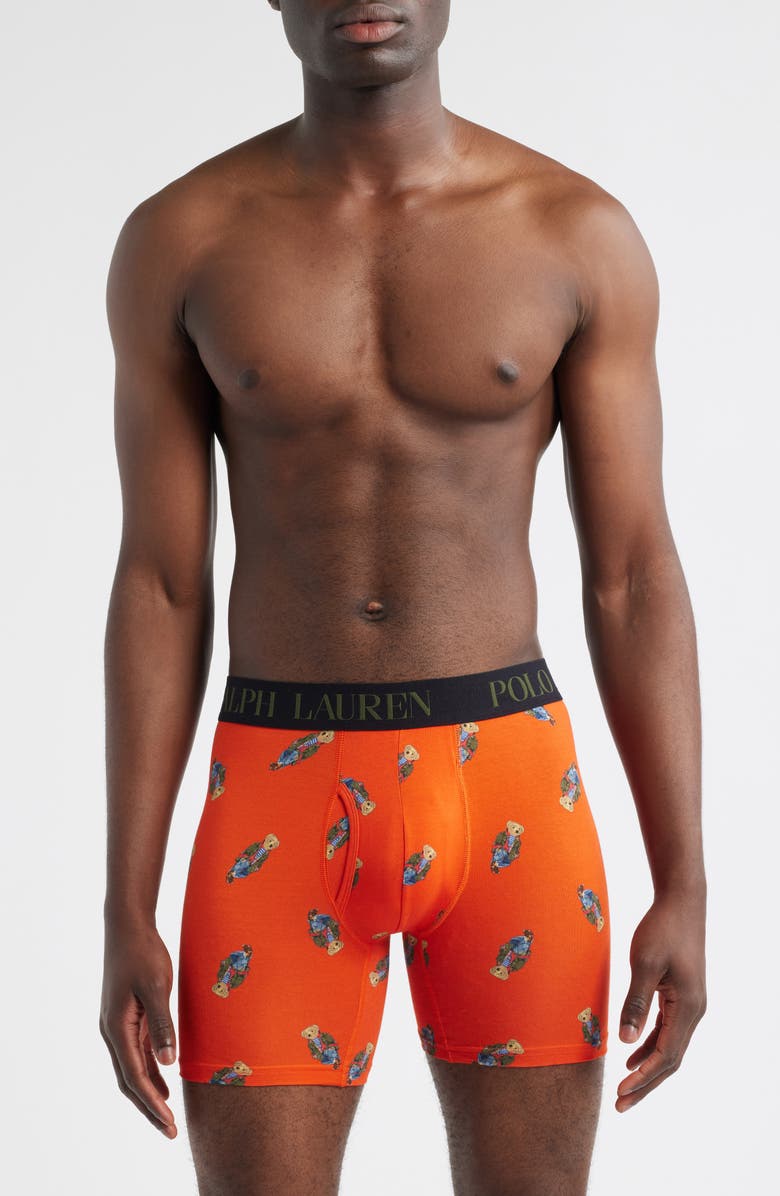 Polo Ralph Lauren Assorted 3-Pack Perfect Pouch Boxer Briefs, Alternate, color, 