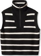 MANGO Stripe Sleeveless Sweater