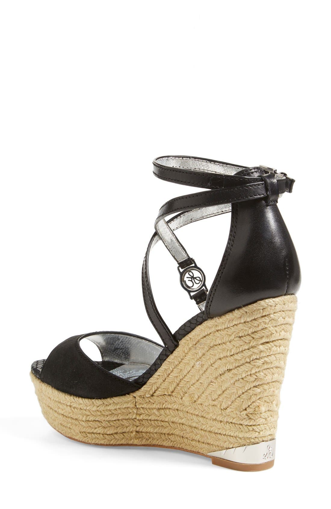 Sam Edelman 'Turner' Espadrille Wedge Sandal, Alternate, color, 