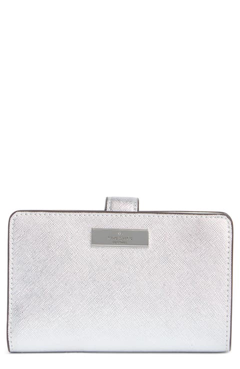 kenzie metallic bifold wallet