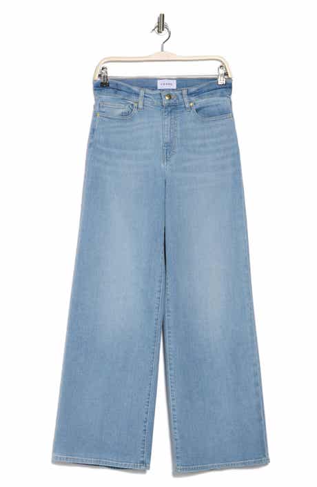 FRAME Le Slim High Waist Wide Leg Palazzo Jeans