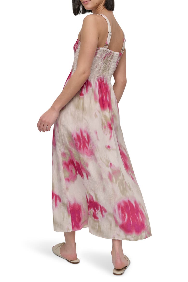 Print Rumple Voile Sleeveless Maxi Dress, Alternate, color, MAY WATERCOLOR