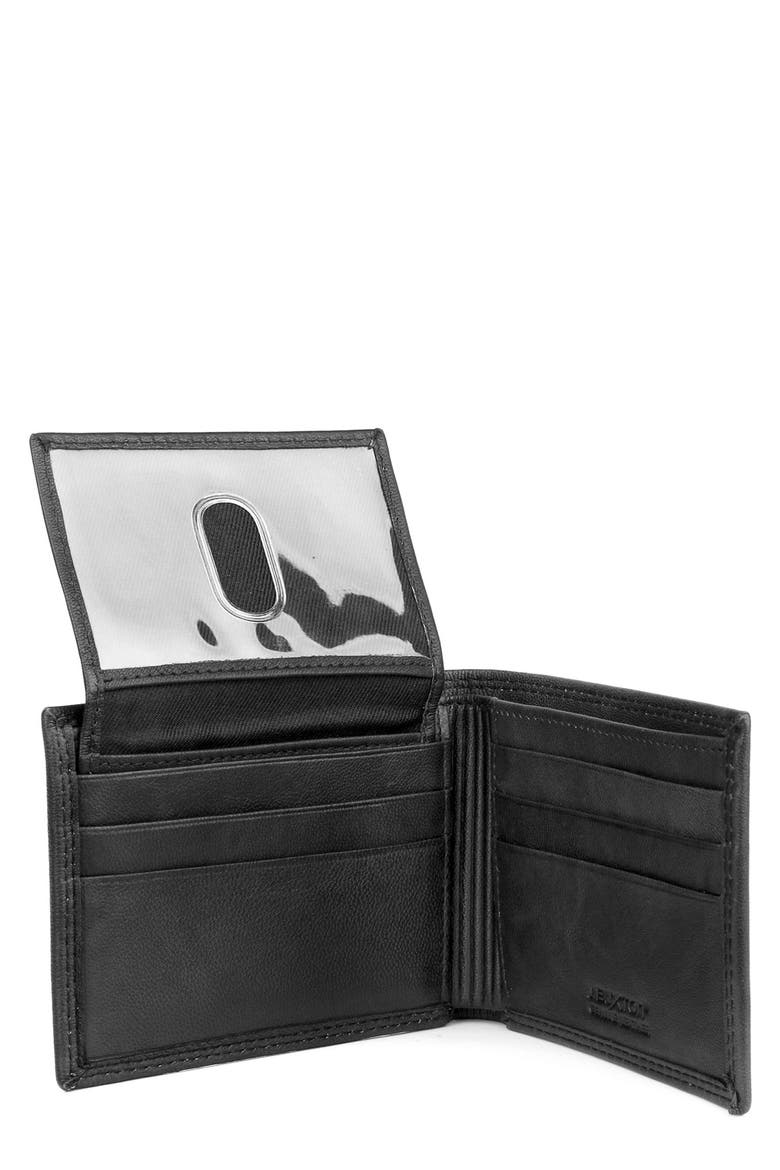 Credit Card RFID Leather Billfold Wallet, Alternate, color, BLACK