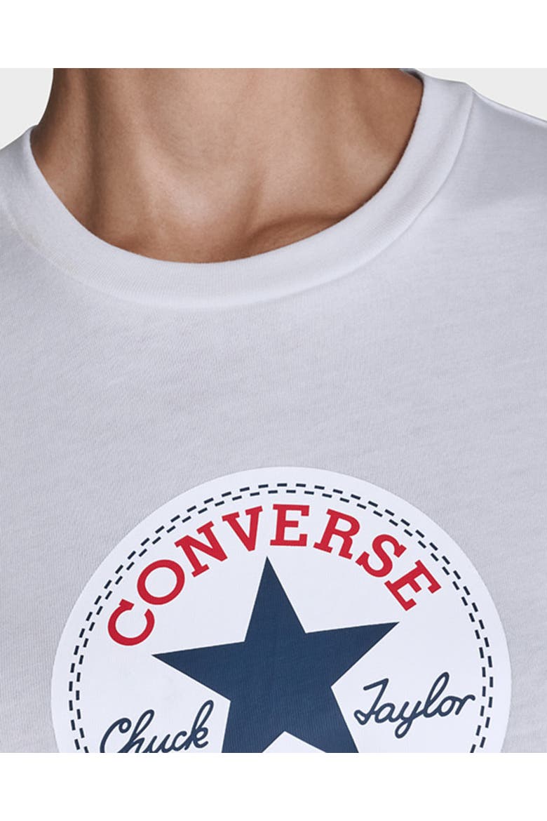 Women's Chuck Taylor All Star Patch T-Shirt, Alternate, color, WHITE 10A