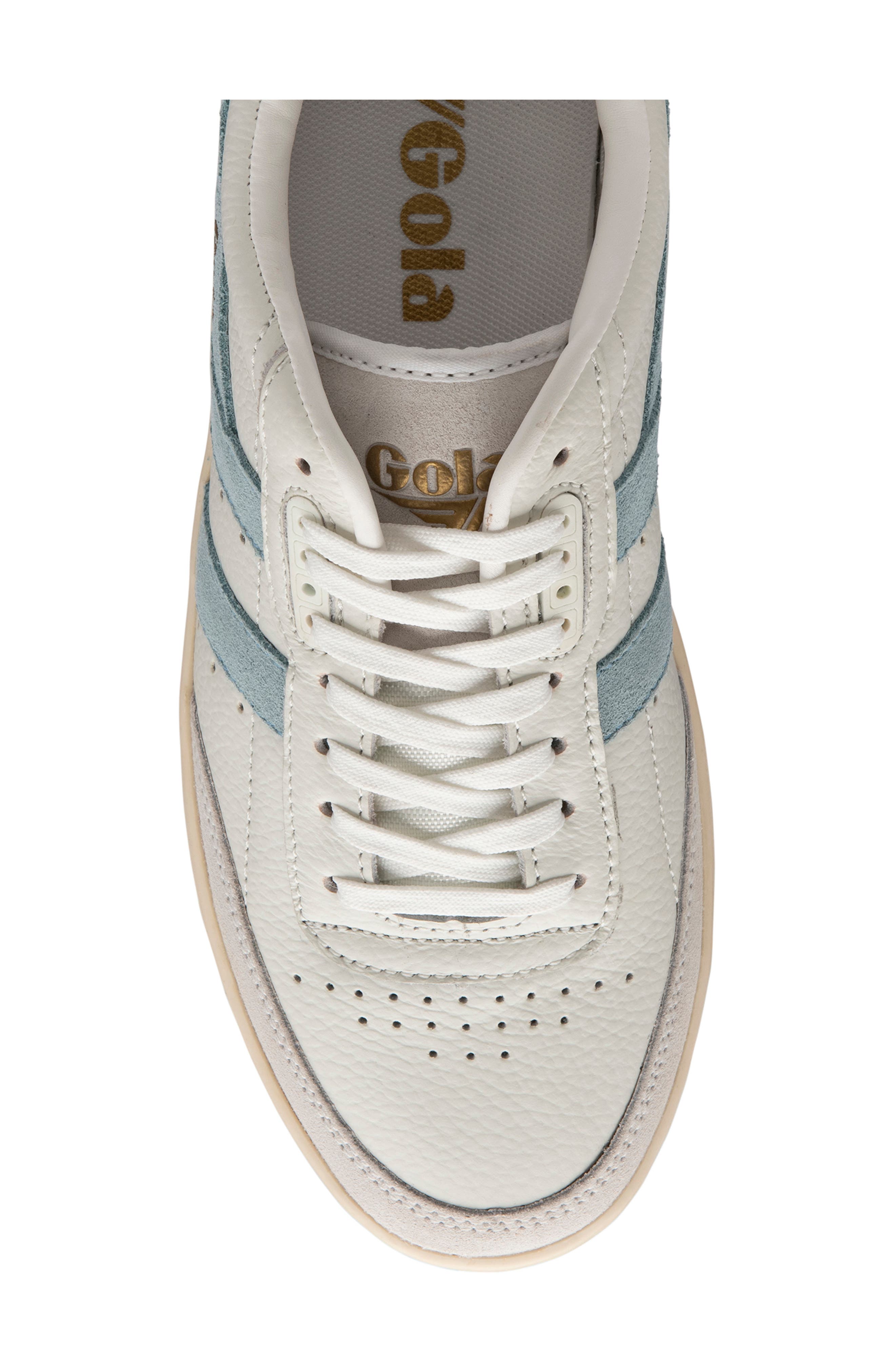 Falcon Sneaker, Alternate, color, WHITE/ POWDER BLUE/ LILY