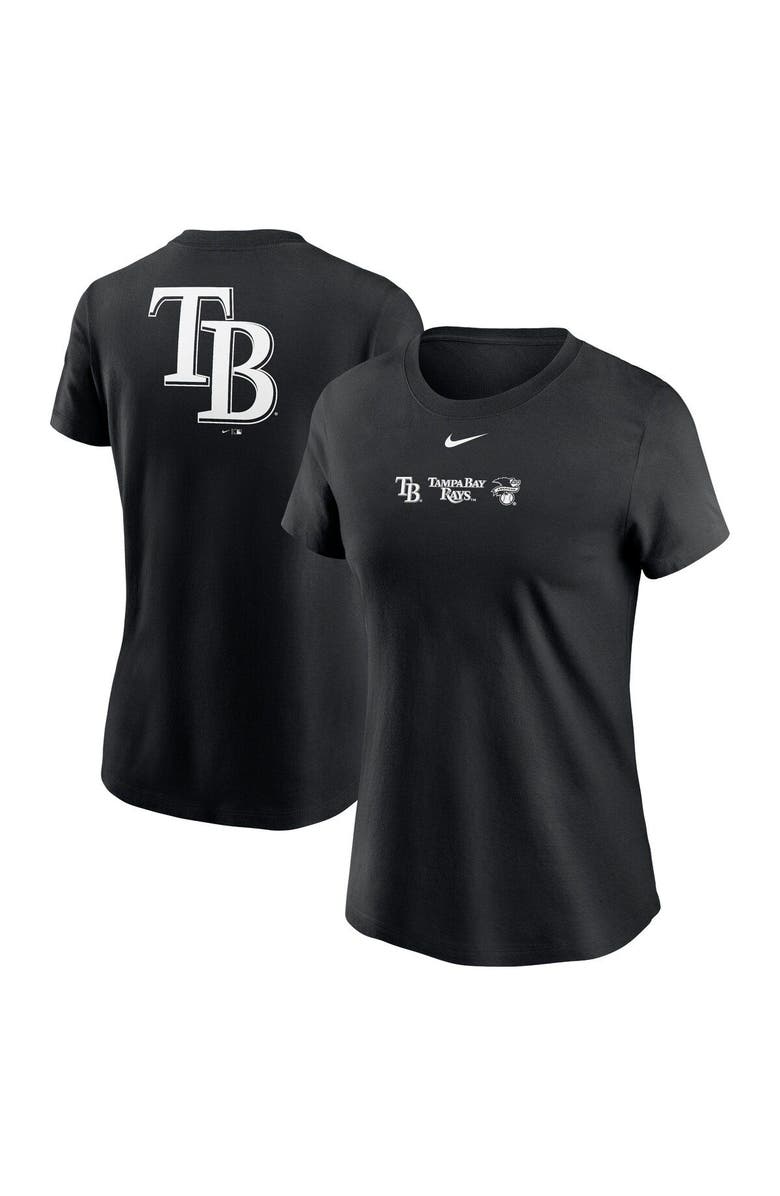 Nike Women's Nike Black Tampa Bay Rays Over Shoulder T-Shirt, Main, color, Black