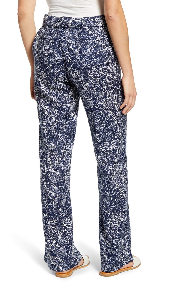 Caslon<sup>®</sup> New Belted Linen Pants, Alternate, color, 