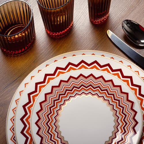 Missoni Dessert Plate 2 Pcs. Set In Multi