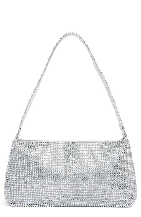 Jolene Rhinestone Embellished Shoulder Bag