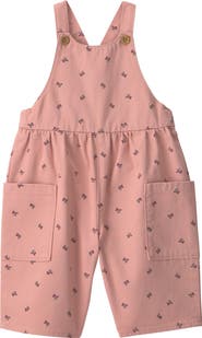 Little Planet Kids' Floral Organic Cotton Twill Overalls