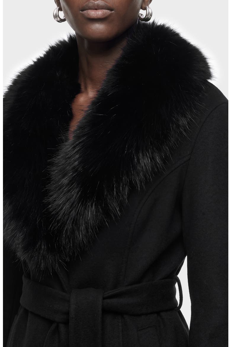 Marilla WL Wool Cashmere Coat, Alternate, color, Black