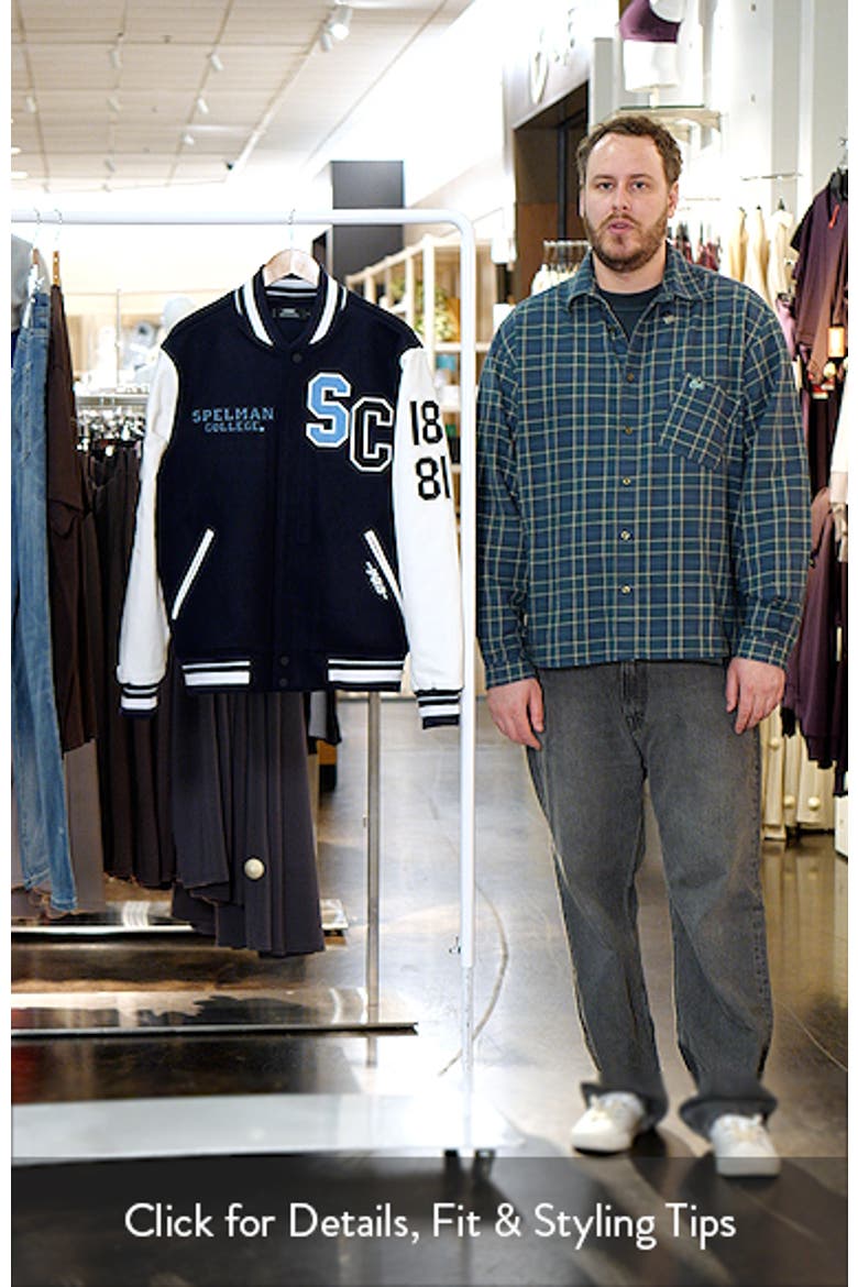 Men's Pro Standard Navy Spelman College Jaguars Classic Wool Full-Zip Varsity Jacket video