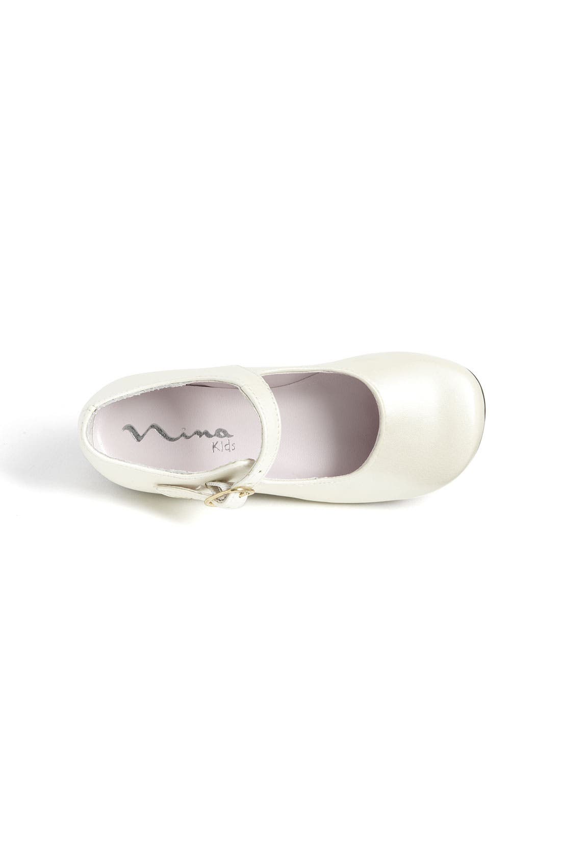 'Bonnett' Mary Jane, Alternate, color, BONE PEARLIZED NAPPA