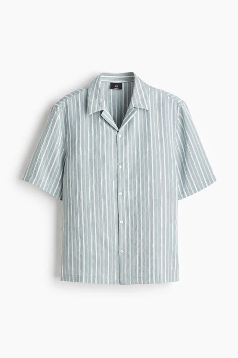 Regular Fit Lyocell-blend Resort Shirt