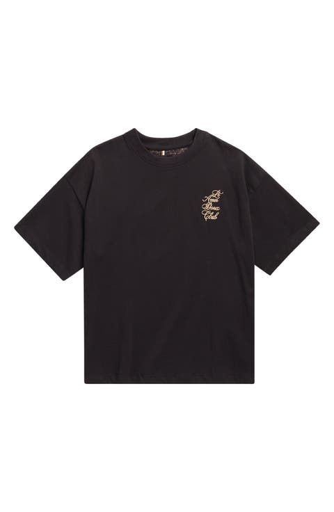 Kids' Embroidered Paris Cotton Graphic T-Shirt (Big Kid)