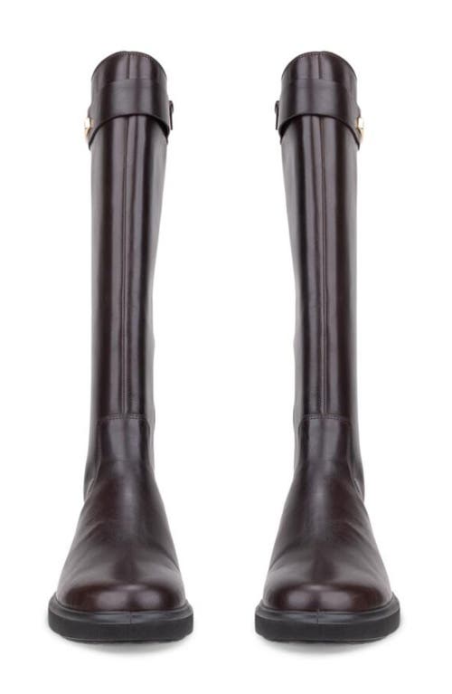 Ecco Metropole Amsterdam Knee High Boot In Animal Print