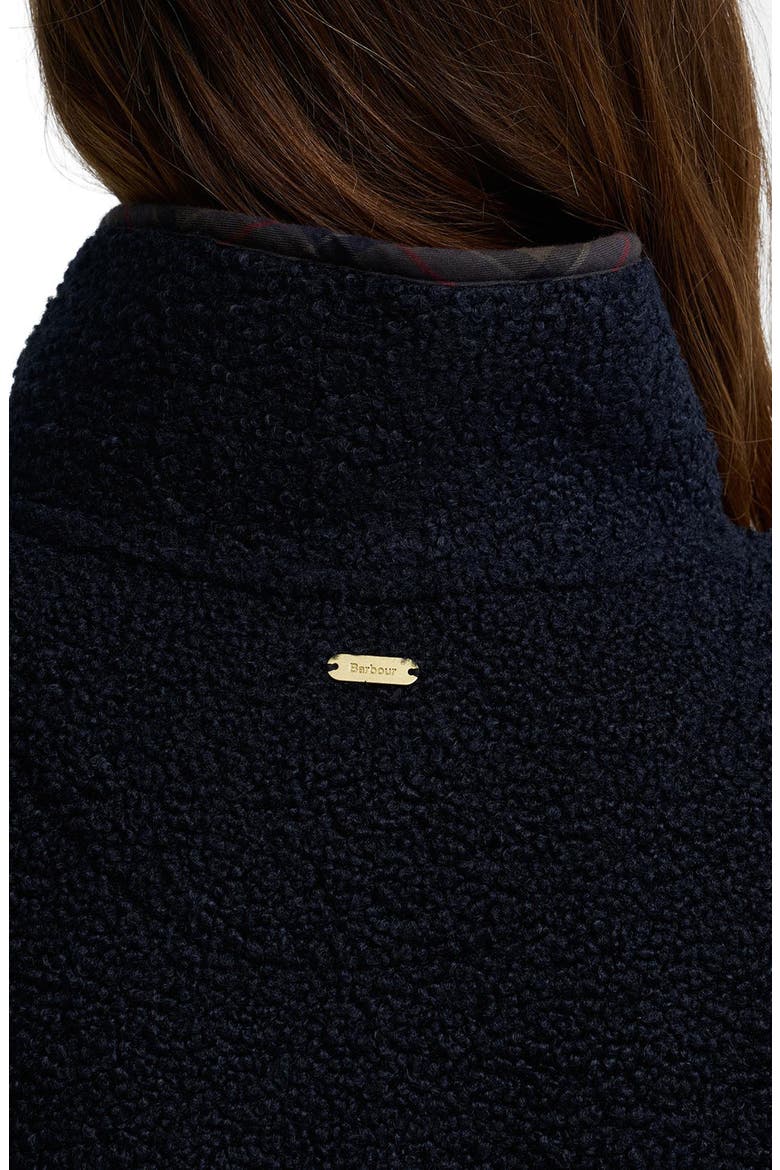 Merys Quarter Zip Fleece Pullover, Alternate, color, DARK NAVY